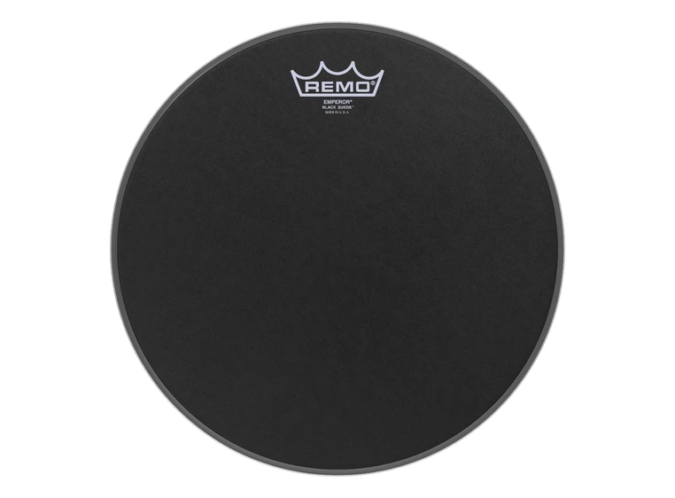 Remo BE-0812-ES Emperor Black Suede 12 